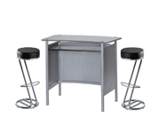 1 x MALO gris / 2 x FREHEL noir : ensemble de mobiliers en location