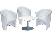 3 x CORNOUAILLE / 1 x HOEDIC blanc : ensemble de mobiliers en location