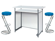 2 x FREHEL bleu / 1 x POL blanc : ensemble de mobiliers en location