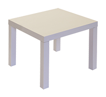 Location de mobilier : location table basse MADAME