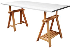 Location de mobilier : location table réglable SANSAIS